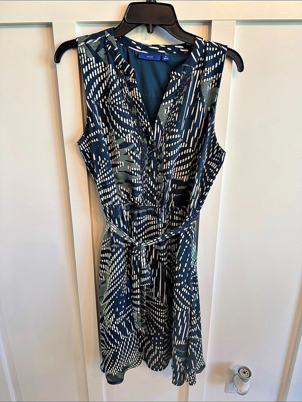 APT.9 Abstract Print Midi Dress Size Medium Like New